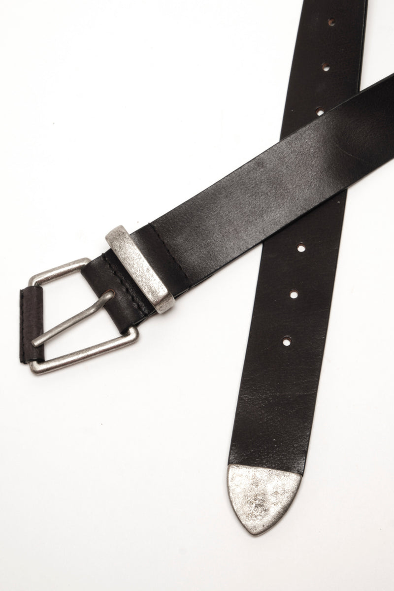 Getty Leather Belt / Black