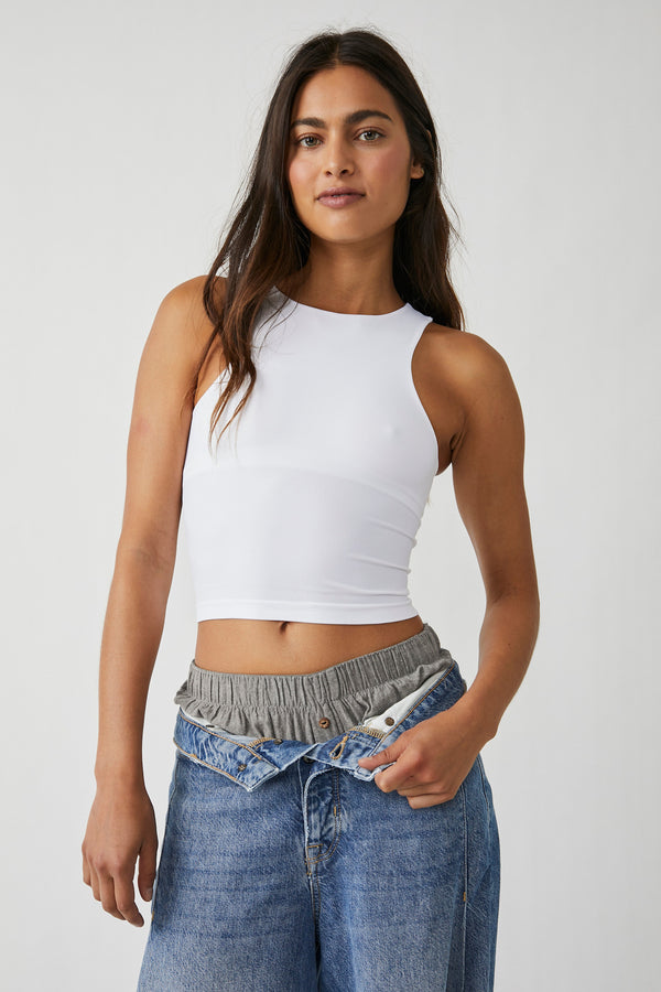 Clean Lines Cami / White
