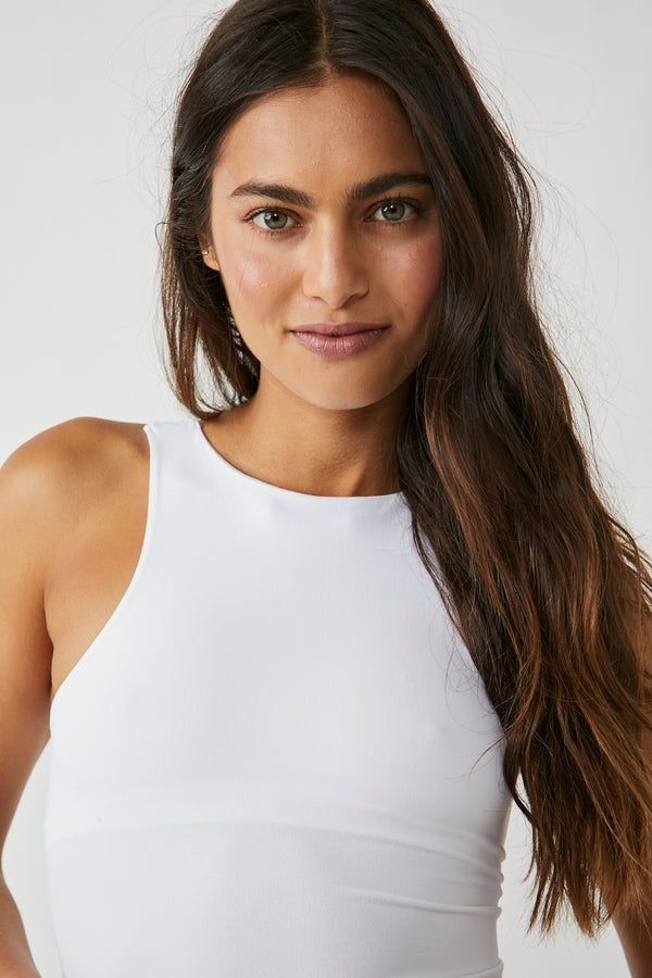 Clean Lines Cami / White