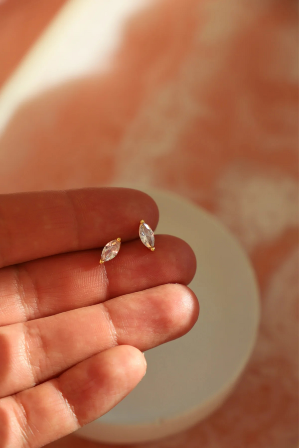 Marquise CZ Studs