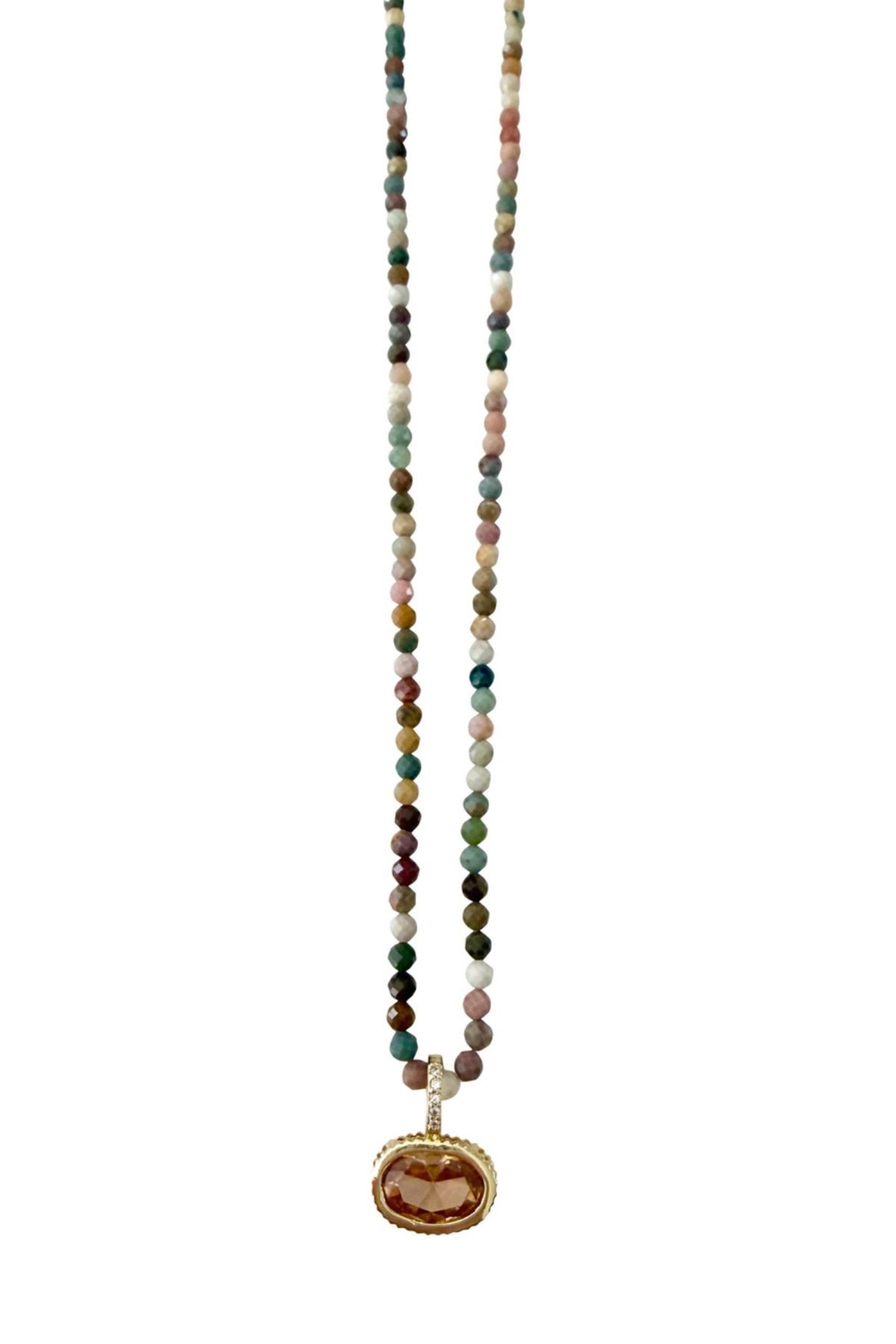 Bella Beaded Charm Necklace