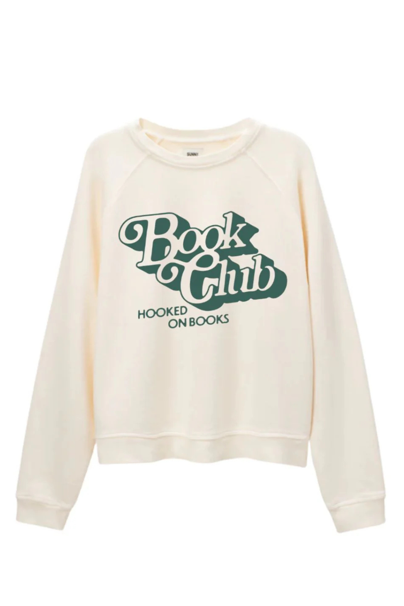 Book Club Raglan Crew