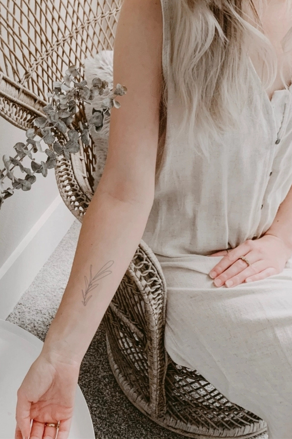 Plume Design Temp Tattoo