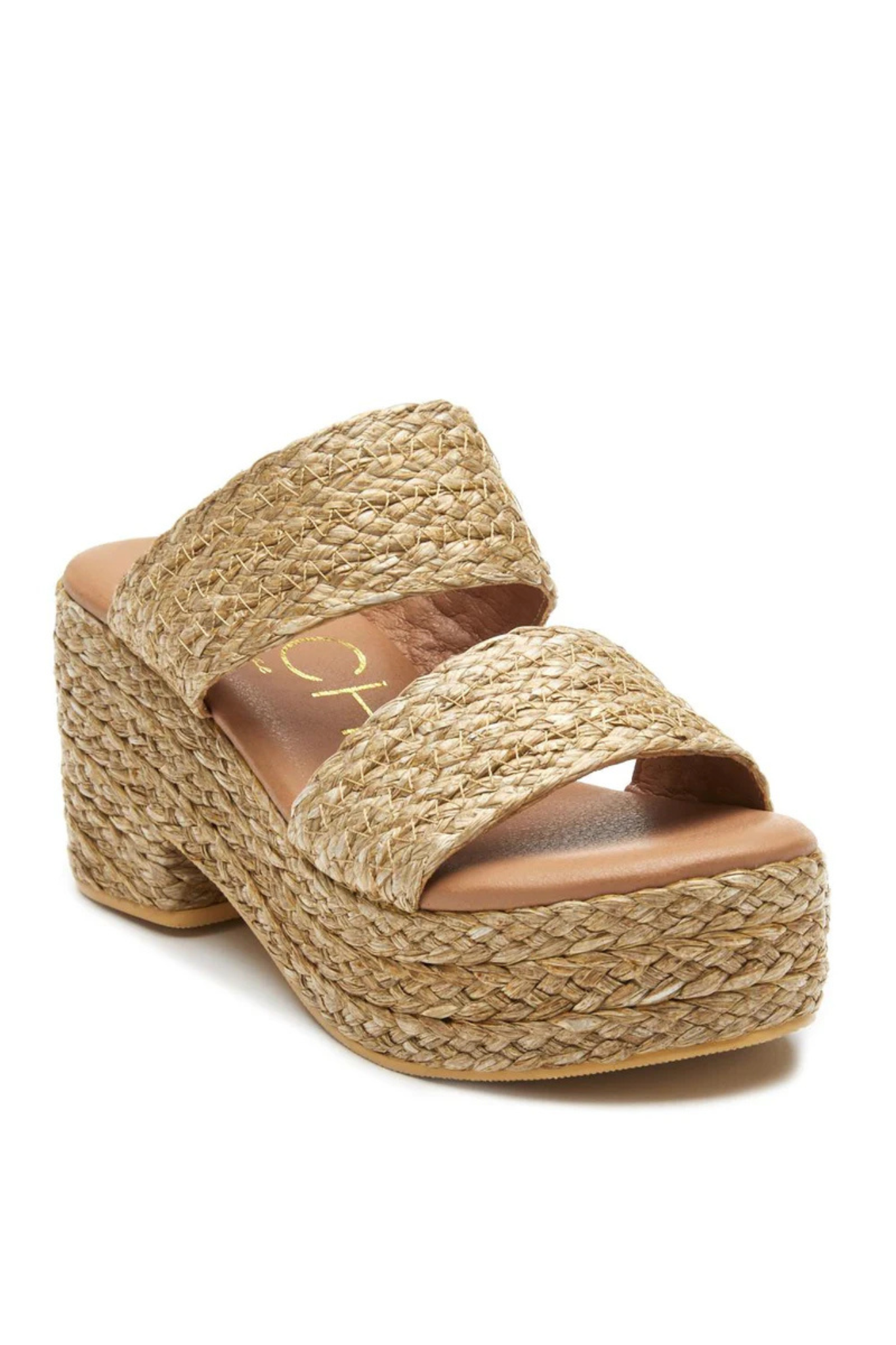 Ocean Ave Raffia Platform Sandal