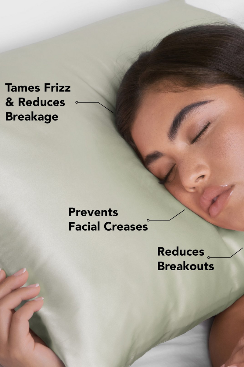 Sage Satin Pillowcase