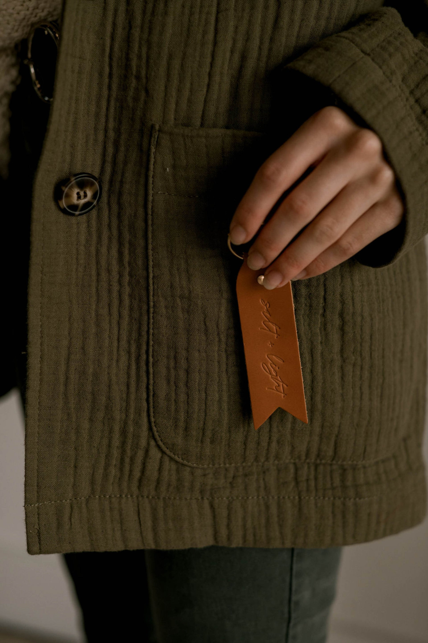 Salt + Light Keychain