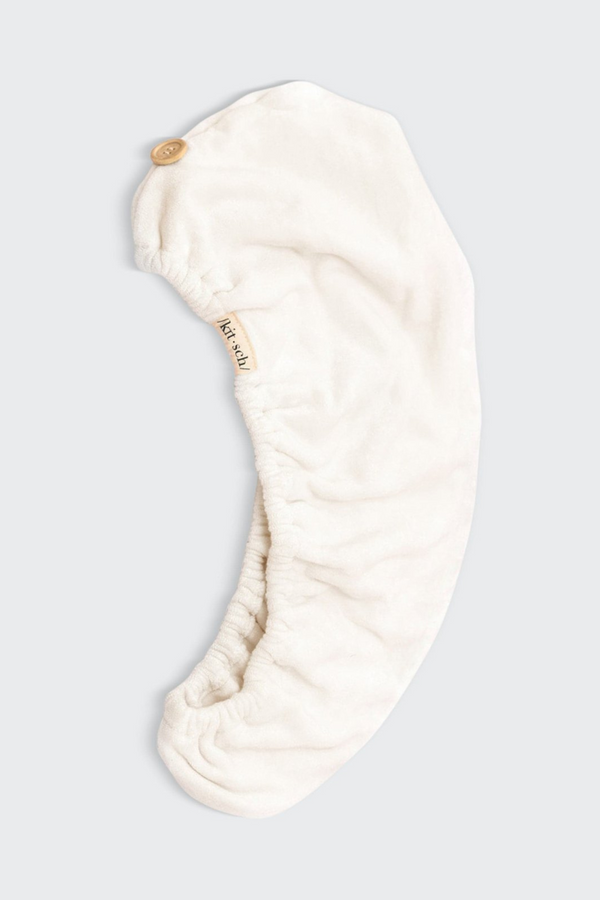 White Eco-Friendly Microfiber Hair Towel