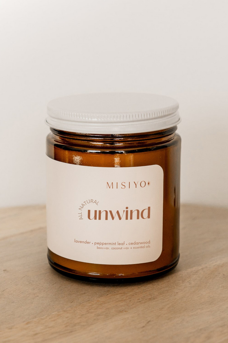 Unwind Natural Candle Jar