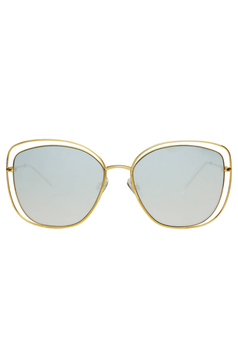 Golden Girl Gold/Silver Sunglasses