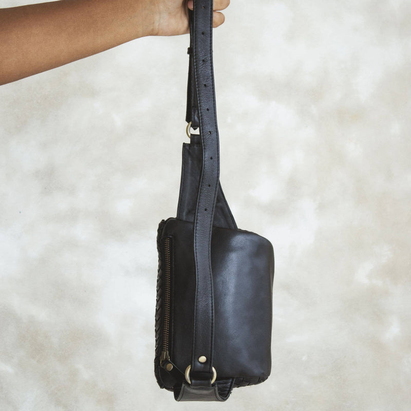 Remy Woven Bag - Black