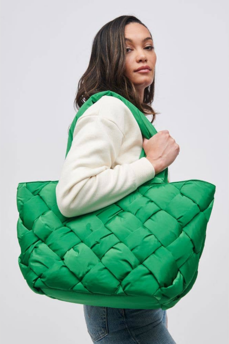 Intuition Kelly Green East West Tote