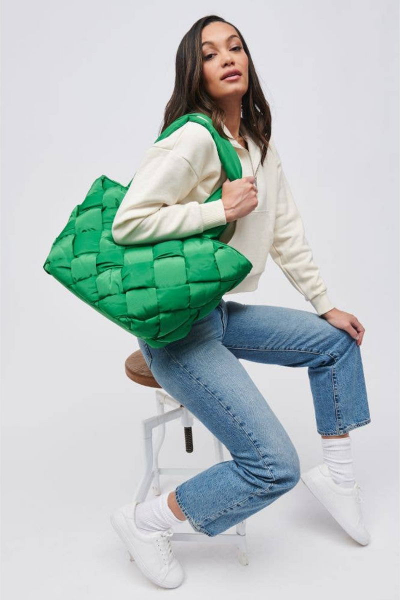 Intuition Kelly Green East West Tote