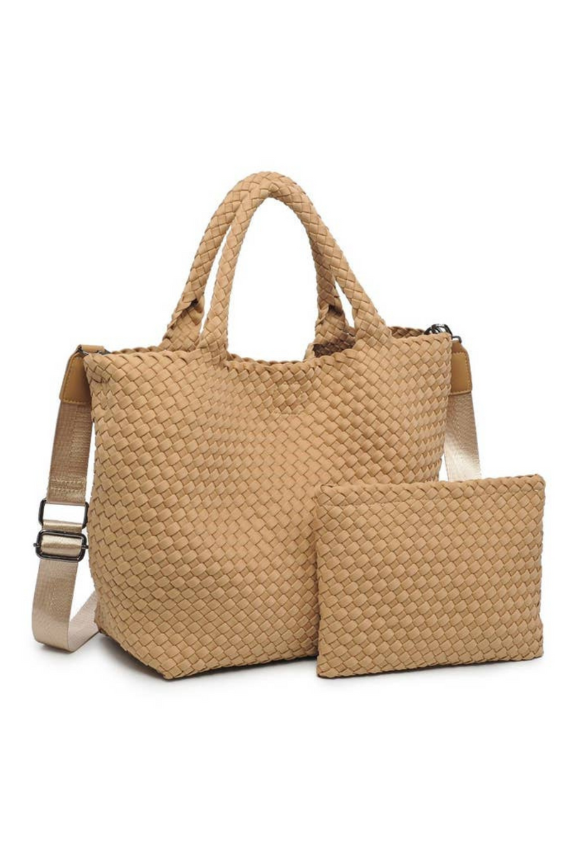 Sky's The Limit Medium Nude Tote