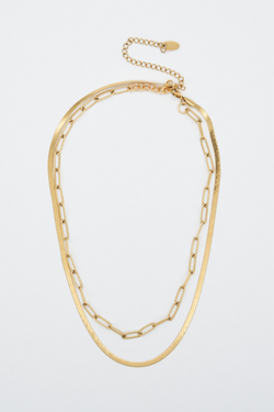 Herringbone Layered Necklace