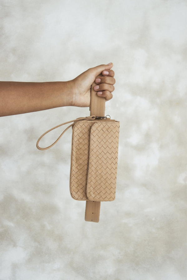 Ziggy Woven Bag - Sand