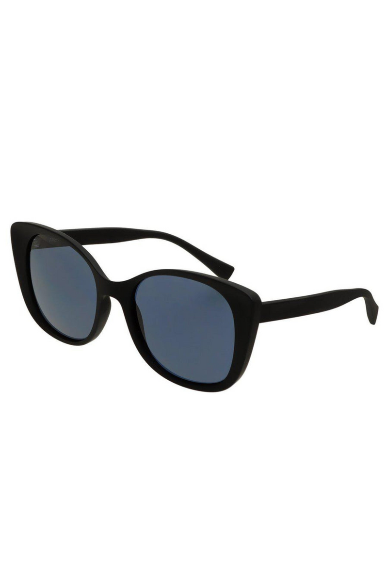 Honey Matte Black Sunglasses
