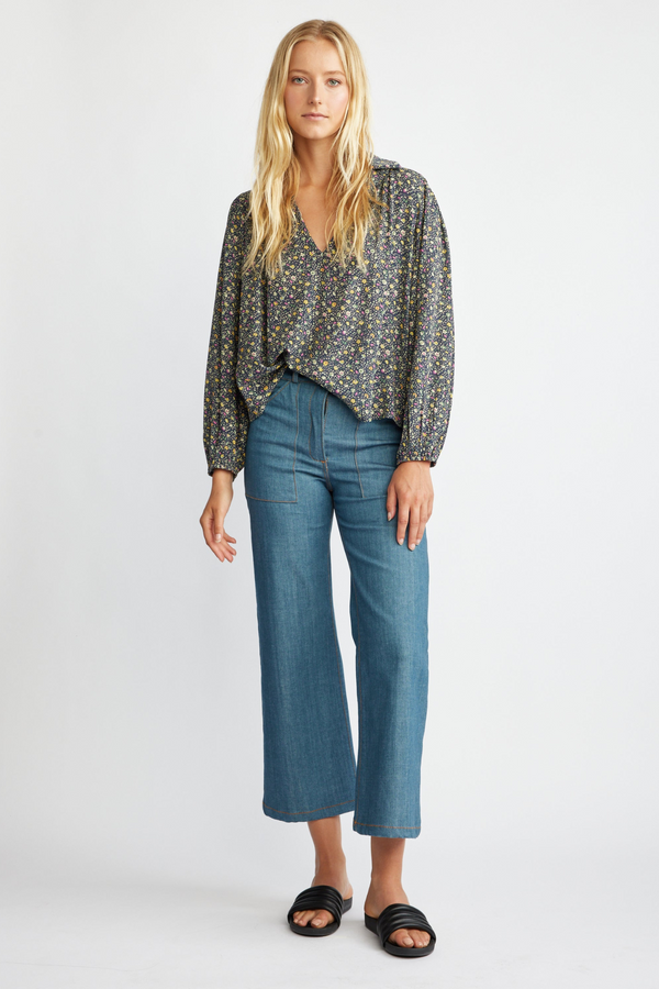 Traci Ditsy Floral Blouse