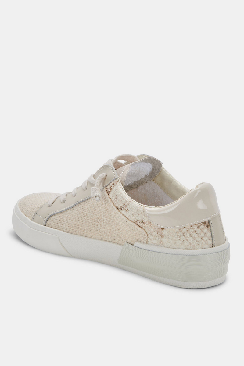 Zina Natural Linen Sneaker - Last One (Size 7.5)