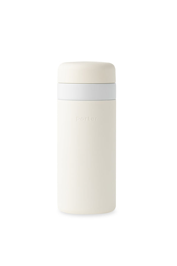 Cream Porter Insulated Ceramic Bottle