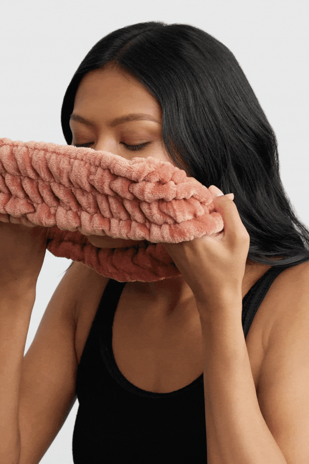 Dusty Rose Extra Wide Spa Headband