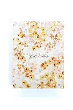 Calico Best Wishes Greeting Card
