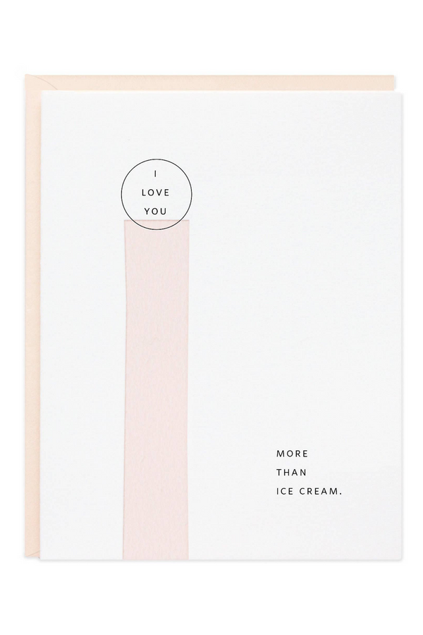 More Than Ice Cream Greeting Card