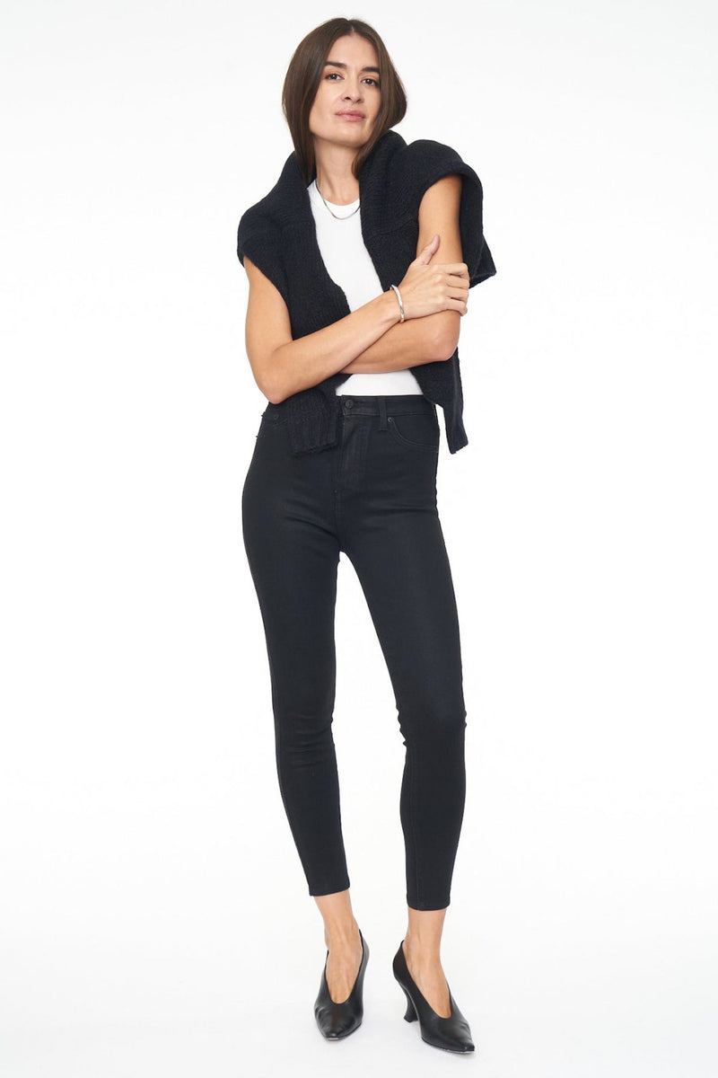 Aline Night Sky Coated High Rise Skinny