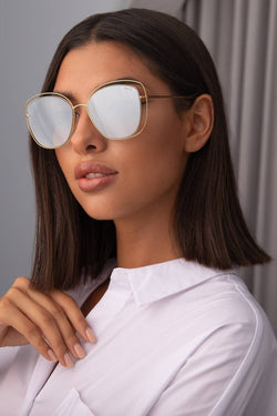 Golden Girl Gold/Silver Sunglasses – Lily + Sparrow Boutique