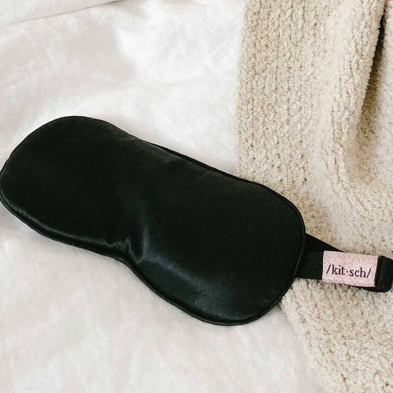 Lavender Satin Weighted Eye Mask